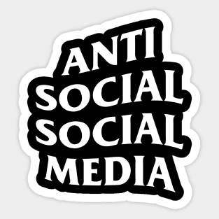 Anti Social Social Media Sticker